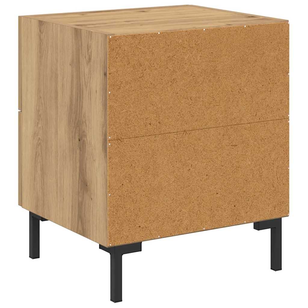 Nattbordskap Artisan Eik 40 X 35 X 47,5 Cm Konstruert Tre