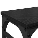 Skjerm Stativ Svart Eik 55 X 23 X 14 Cm Konstruert Tre