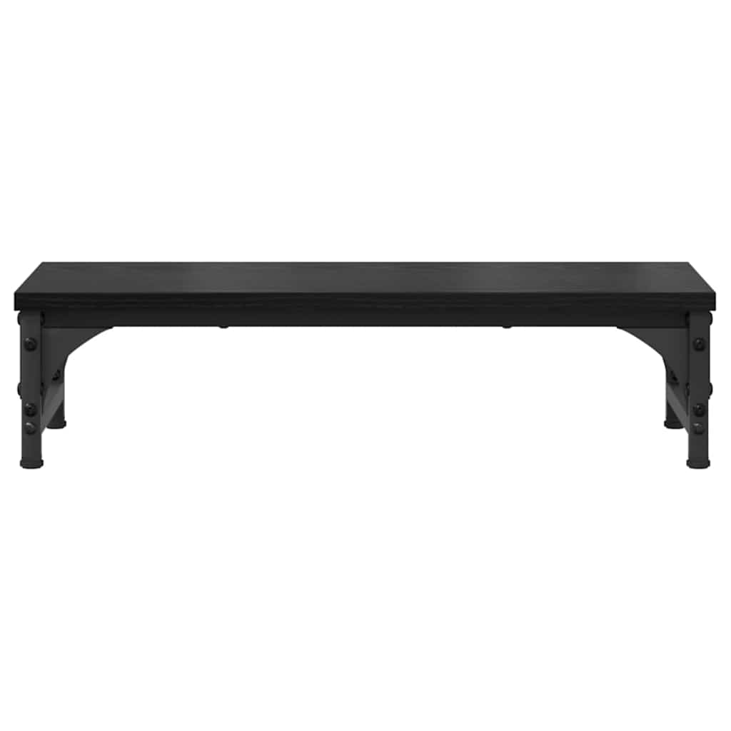 Skjerm Stativ Svart Eik 55 X 23 X 14 Cm Konstruert Tre