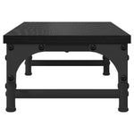 Skjerm Stativ Svart Eik 55 X 23 X 14 Cm Konstruert Tre