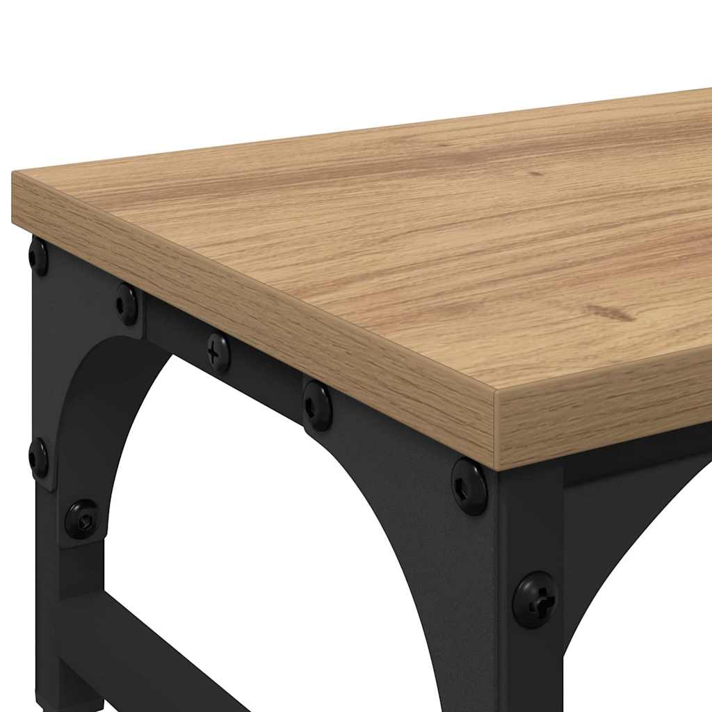 Skjerm Stativ Artisan Eik 85 X 23 X 15,5 Cm Konstruert Tre