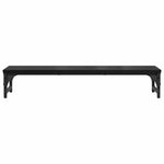 Skjerm Stativ Svart Eik 85 X 23 X 15,5 Cm Konstruert Tre