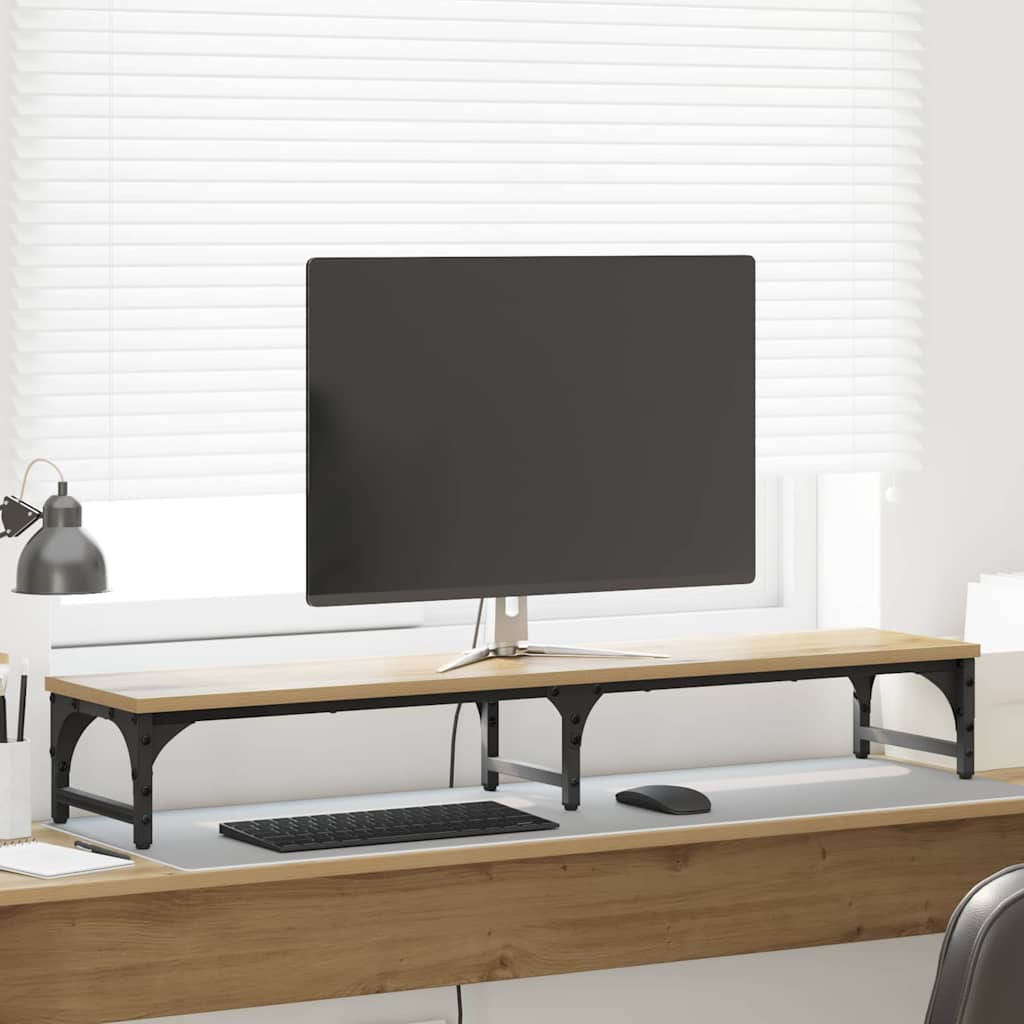 Skjerm Stativ Artisan Eik 105 X 23 X 15,5 Cm Konstruert Tre