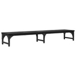 Skjerm Stativ Svart Eik 105 X 23 X 15,5 Cm Konstruert Tre