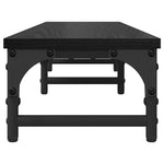 Skjerm Stativ Svart Eik 105 X 23 X 15,5 Cm Konstruert Tre