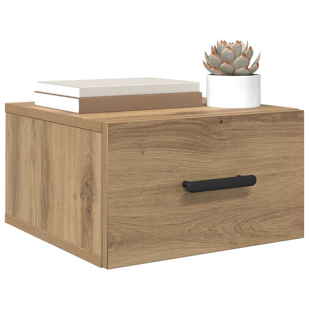Nattbordskap Artisan Eik 35 X 35 X 20 Cm Konstruert Tre