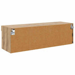 Tv Veggskap Med Led Artisan Eik 100 X 30 X 30 Cm Konstruert Tre