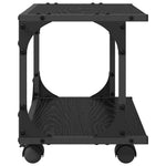 Skiverstativ Svart Eik 41 X 28 X 33.5 Cm Konstruert Tre