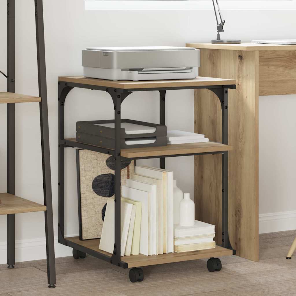 Skiverstativ Artisan Eik 43 X 48 X 64 Cm Konstruert Tre