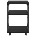 Skiverstativ Svart Eik 43 X 48 X 64 Cm Konstruert Tre