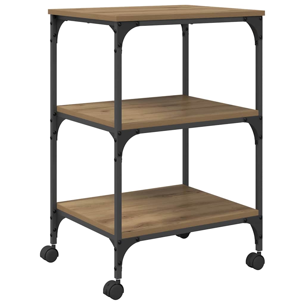 Skiverstativ Artisan Eik 50 X 41 X 75 Cm Konstruert Tre