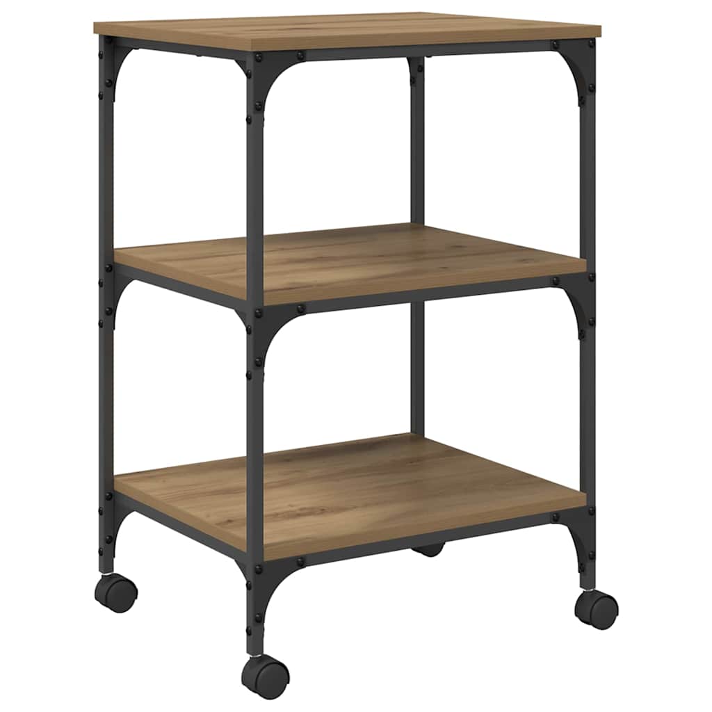 Skiverstativ Artisan Eik 50 X 41 X 75 Cm Konstruert Tre
