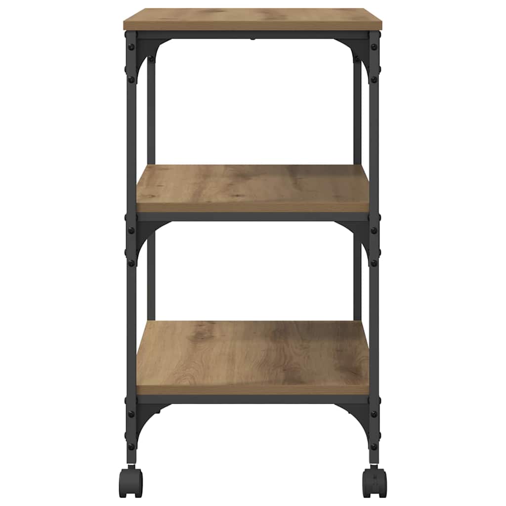 Skiverstativ Artisan Eik 50 X 41 X 75 Cm Konstruert Tre