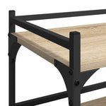 Kjøkkenvogn Sonoma Eik 50 X 35 X 75,5 Cm Konstruert Tre
