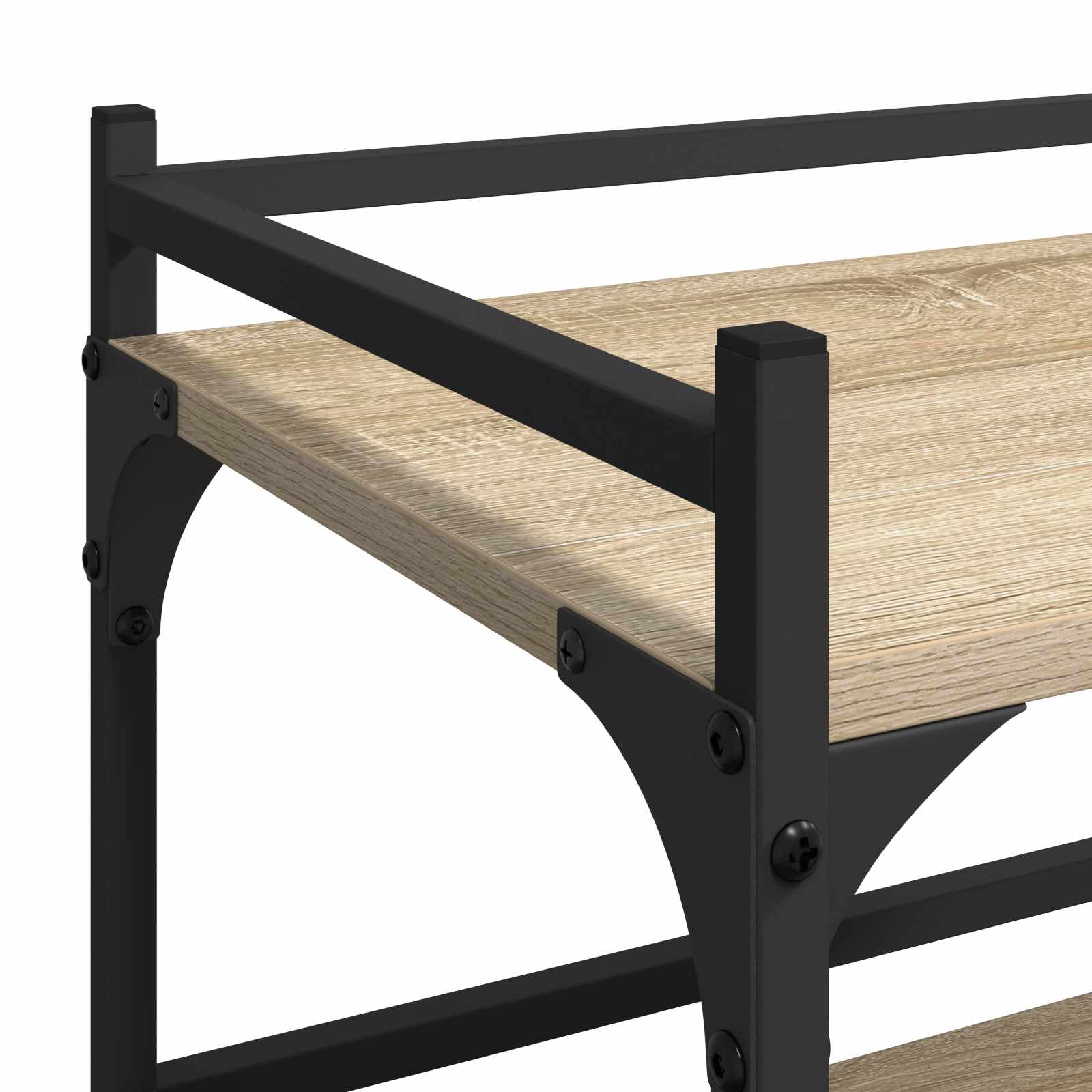 Kjøkkenvogn Sonoma Eik 50 X 35 X 75,5 Cm Konstruert Tre