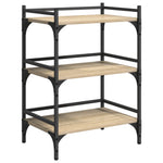 Kjøkkenvogn Sonoma Eik 50 X 35 X 75,5 Cm Konstruert Tre