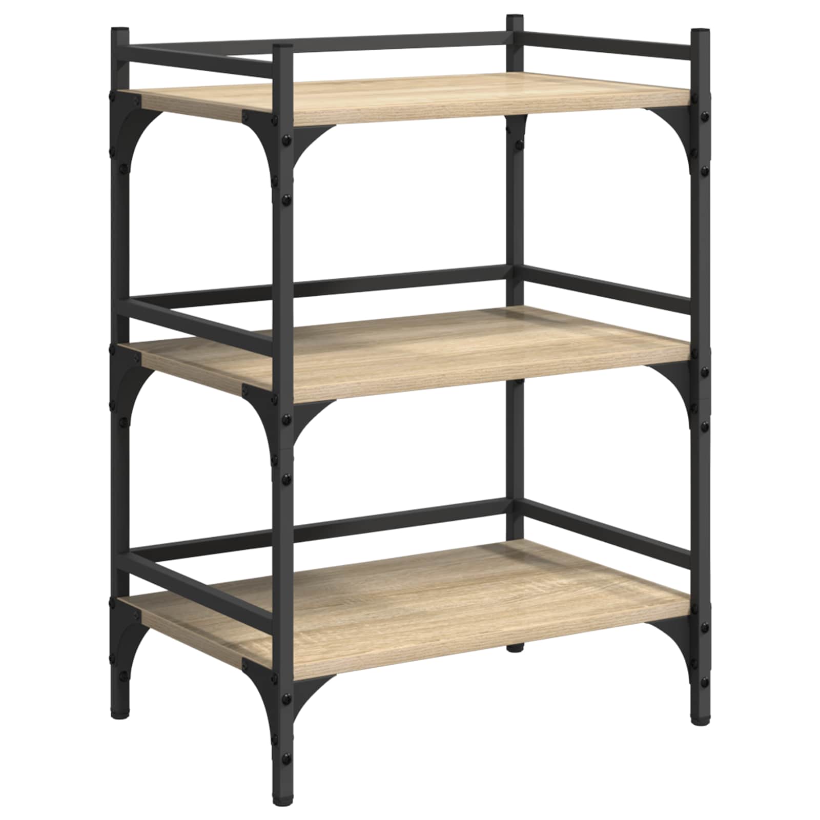 Kjøkkenvogn Sonoma Eik 50 X 35 X 75,5 Cm Konstruert Tre