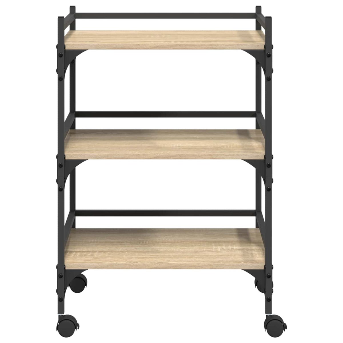 Kjøkkenvogn Sonoma Eik 50 X 35 X 75,5 Cm Konstruert Tre