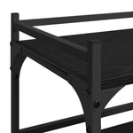 Kjøkkenvogn Svart Eik 50 X 35 X 75.5 Cm Konstruert Tre