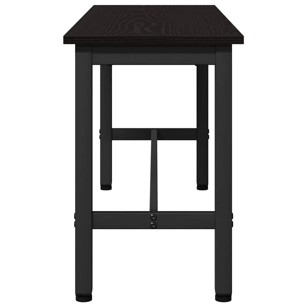 Spisebenk Svart Eik 100 X 32,5 X 48,5 Cm