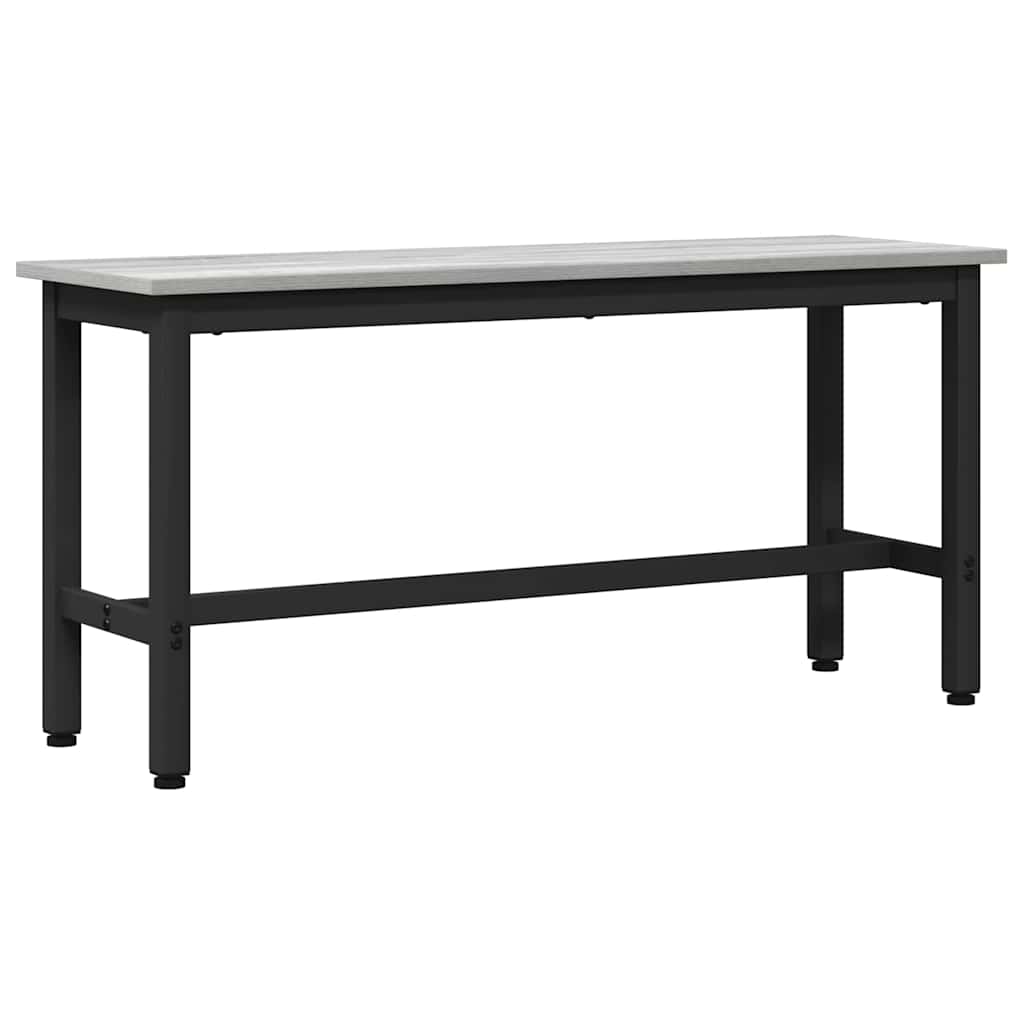 Spisebenk 2 Pcs Grå Sonoma 100 X 32,5 X 48,5 Cm