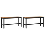 Spisebenk 2 Pcs Gammelt Tre 100 X 32,5 X 48,5 Cm