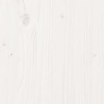 Spisebenk Hvit 100 X 32,5 X 49 Cm Massivt Furutre