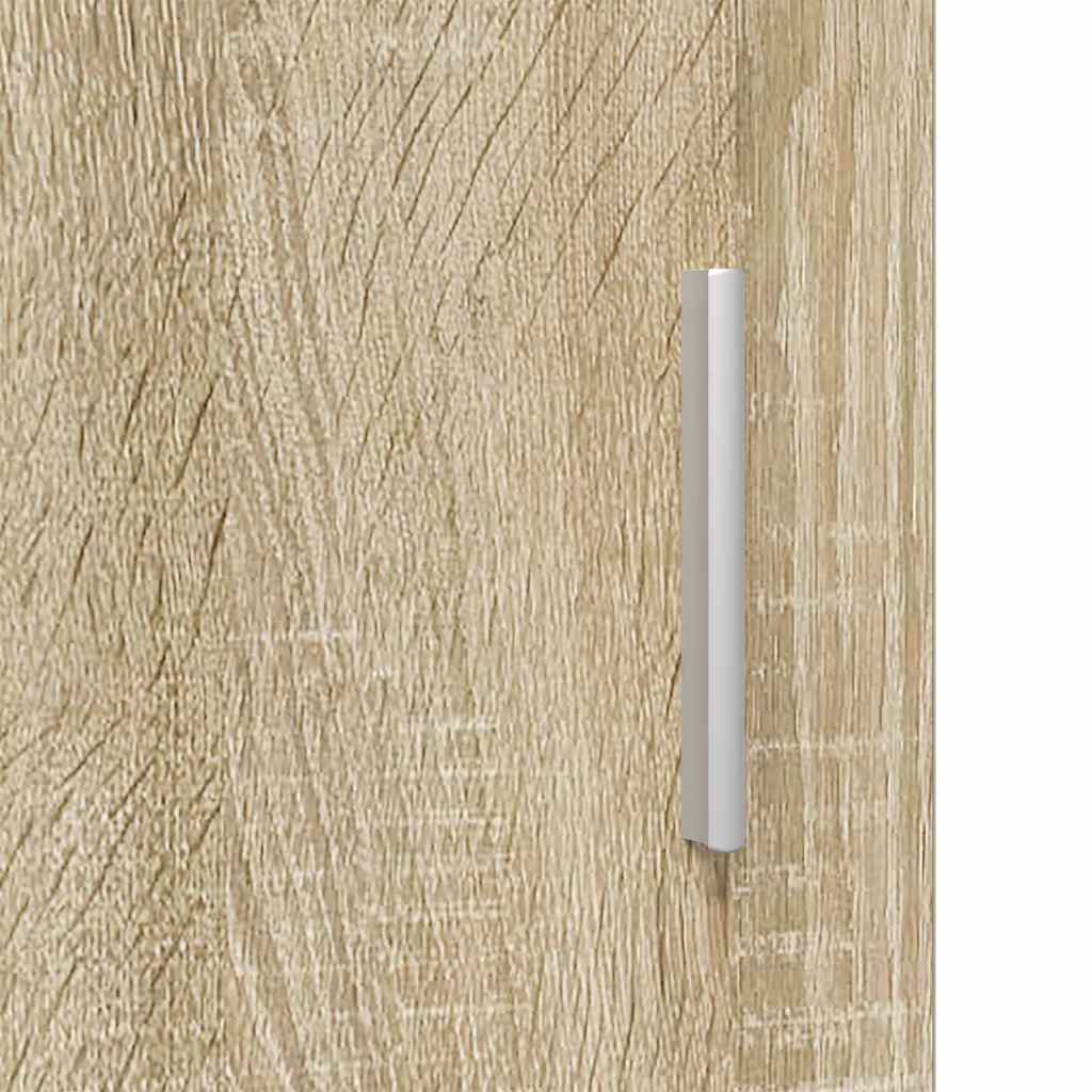 Tre Skap Med Lagring Sonoma Eik 50 X 29 X 100 Cm Konstruert Tre