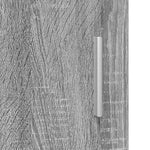 Tre Skap Med Lagring Grå Sonoma 50 X 29 X 100 Cm Konstruert Tre