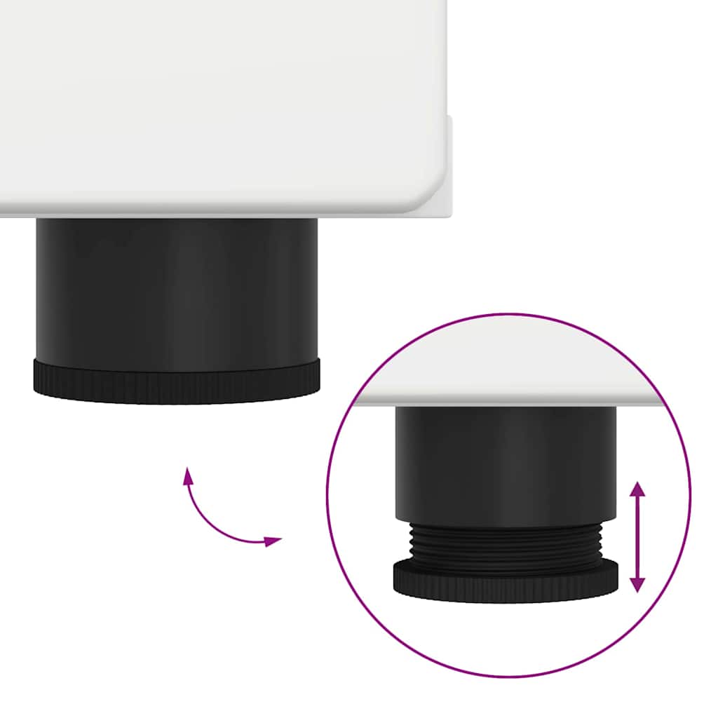 Tre Skap Med Skuff Hvit 150 X 39 X 30 Cm Konstruert Tre