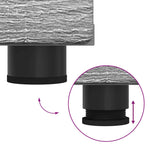 Tre Skap Med Skuff Grå Sonoma 150 X 39 X 30 Cm Konstruert Tre