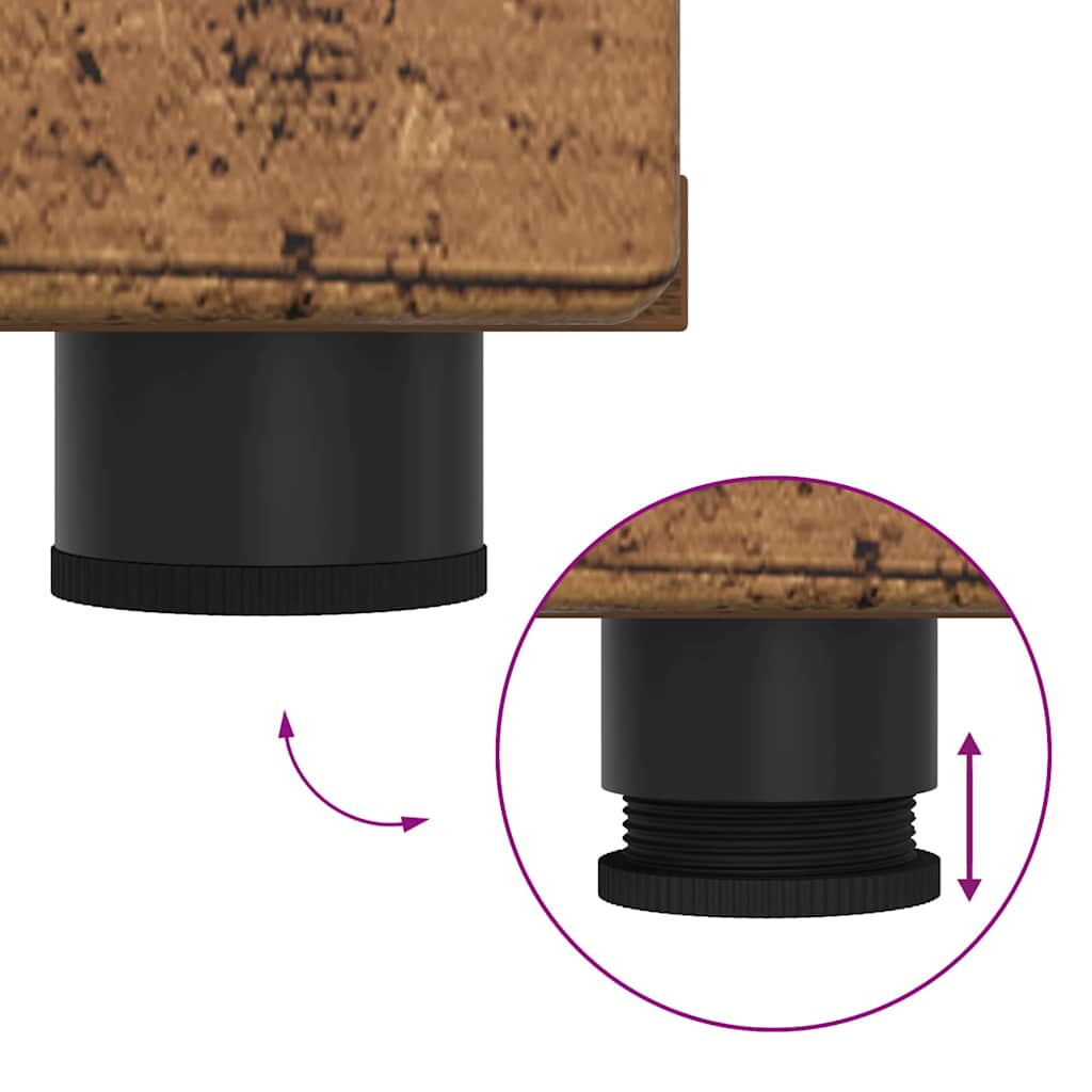 Tre Skap Med Skuff Gammelt Tre 150 X 39 X 30 Cm Konstruert Tre