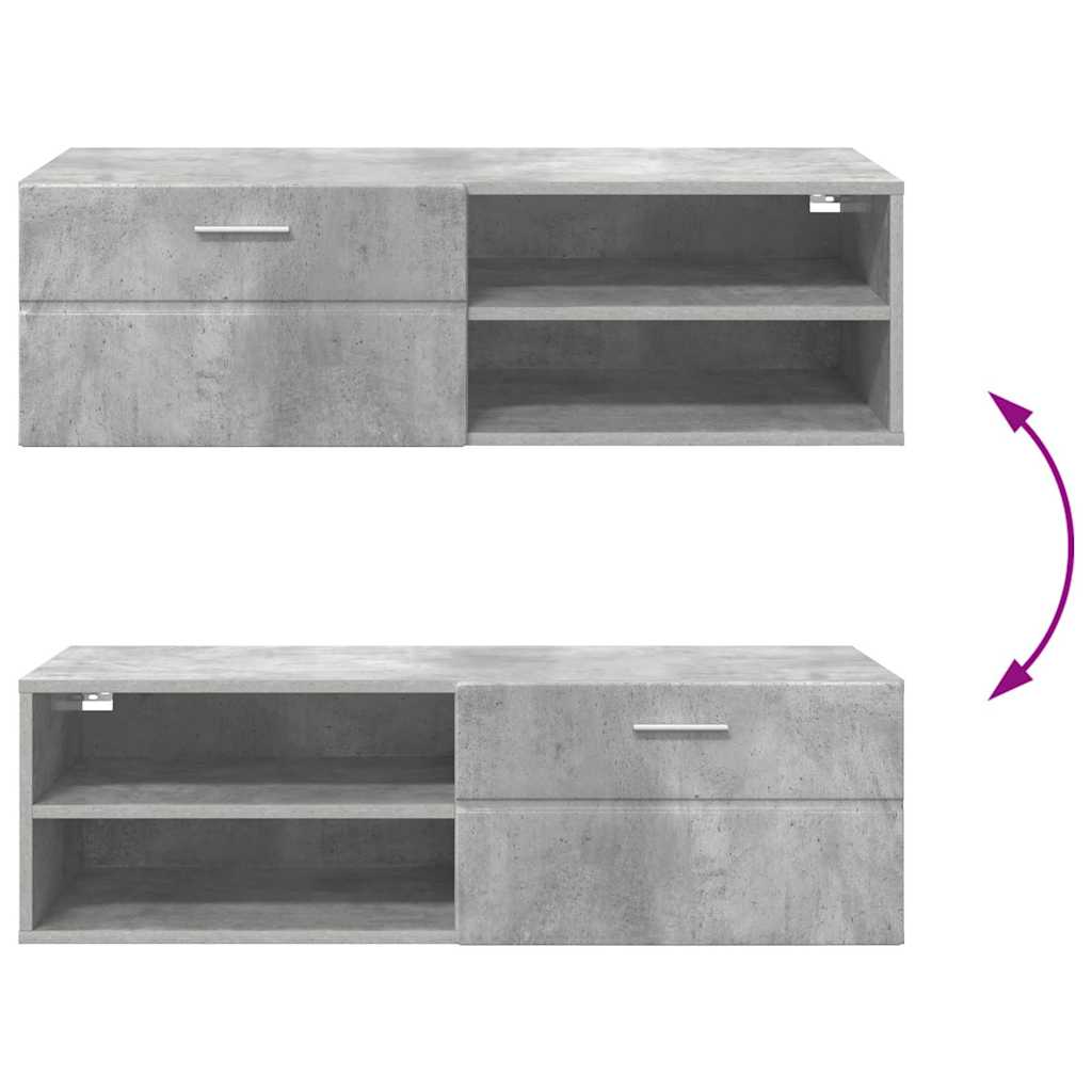 Tre Skap Høyglanset Hvit 100,5 X 39 X 30 Cm Konstruert Tre