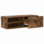 Tre Skap Med Skuff Røkt Eik 100,5 X 39 X 30 Cm Konstruert Tre