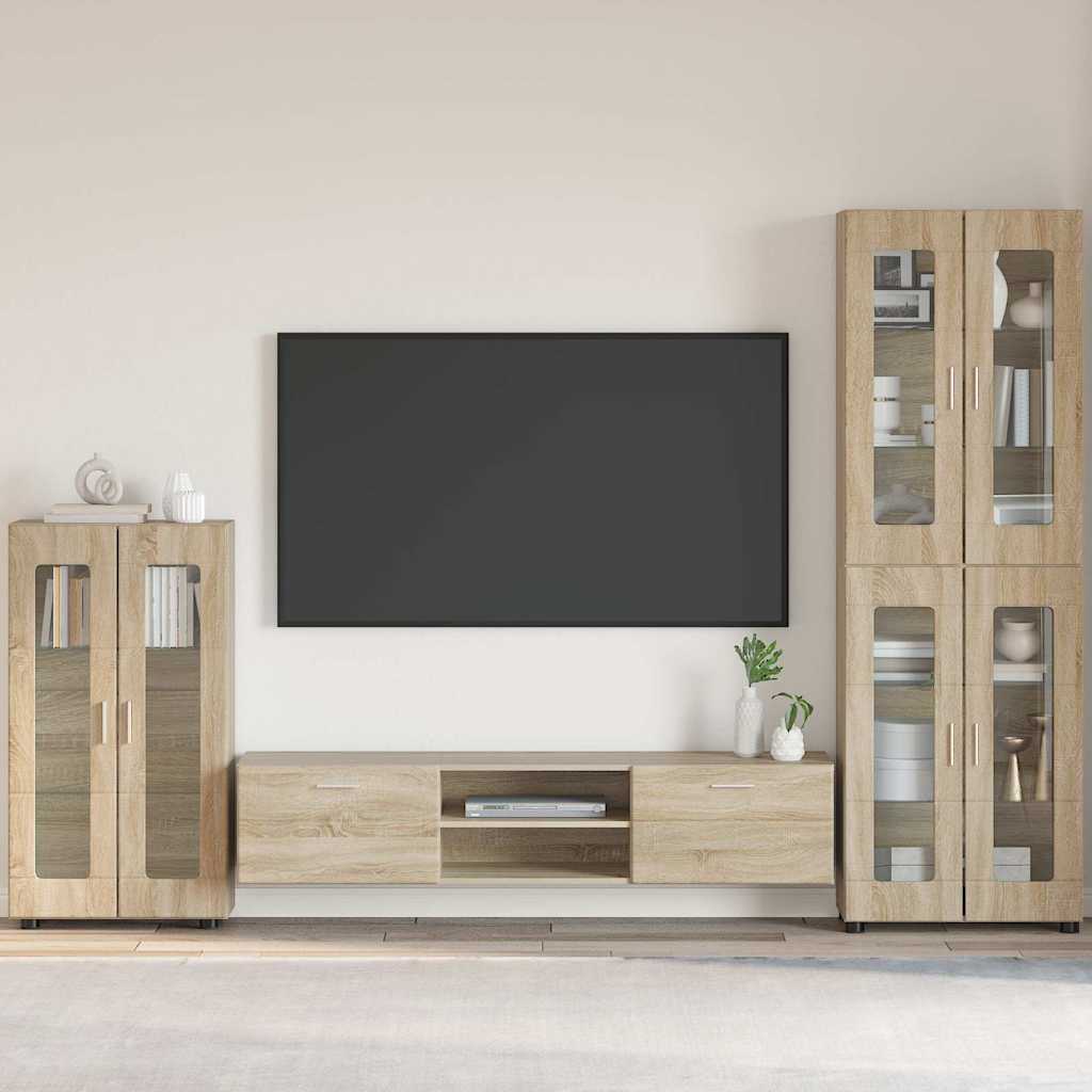 Serviesskap Sonoma Eik 55,5 X 29 X 100 Cm Konstruert Tre