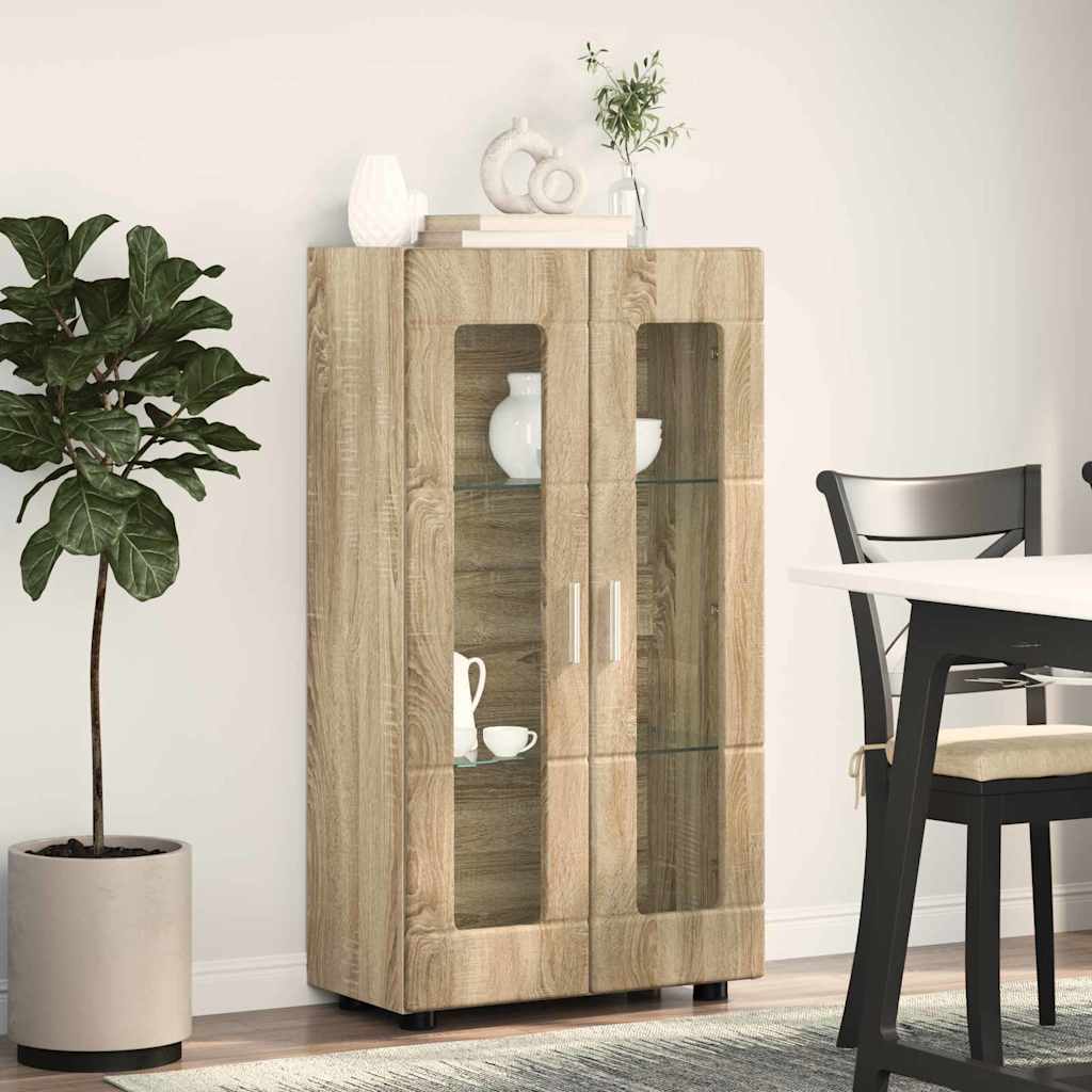 Serviesskap Sonoma Eik 55,5 X 29 X 100 Cm Konstruert Tre