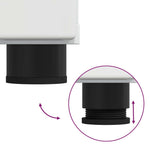 Serviesskap Høyglanset Hvit 55,5 X 29 X 100 Cm Konstruert Tre