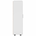 Serviesskap Høyglanset Hvit 55,5 X 29 X 100 Cm Konstruert Tre