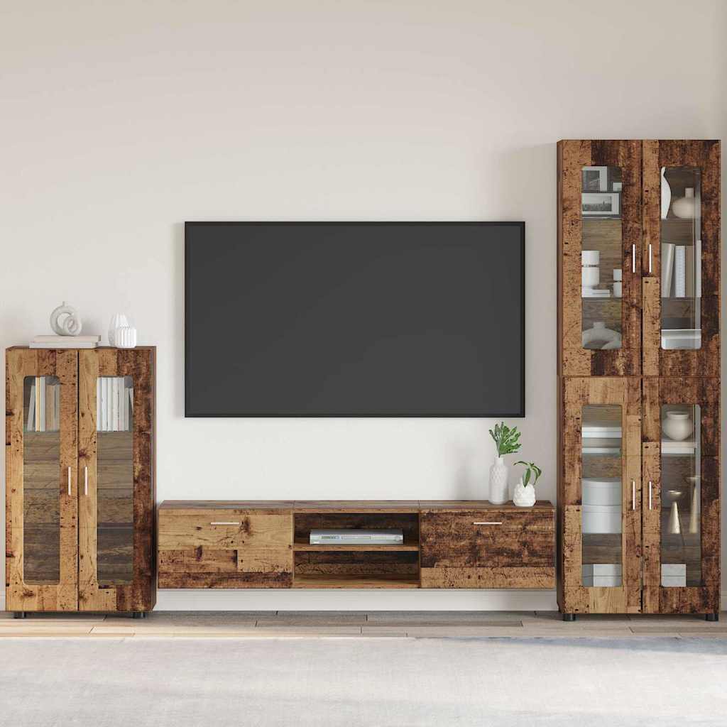 Serviesskap Gammelt Tre 55,5 X 29 X 100 Cm Konstruert Tre