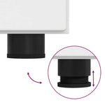 Tre Skap Med Lagring Hvit 88,5 X 30,5 X 73 Cm Konstruert Tre