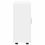 Tre Skap Med Lagring Hvit 88,5 X 30,5 X 73 Cm Konstruert Tre