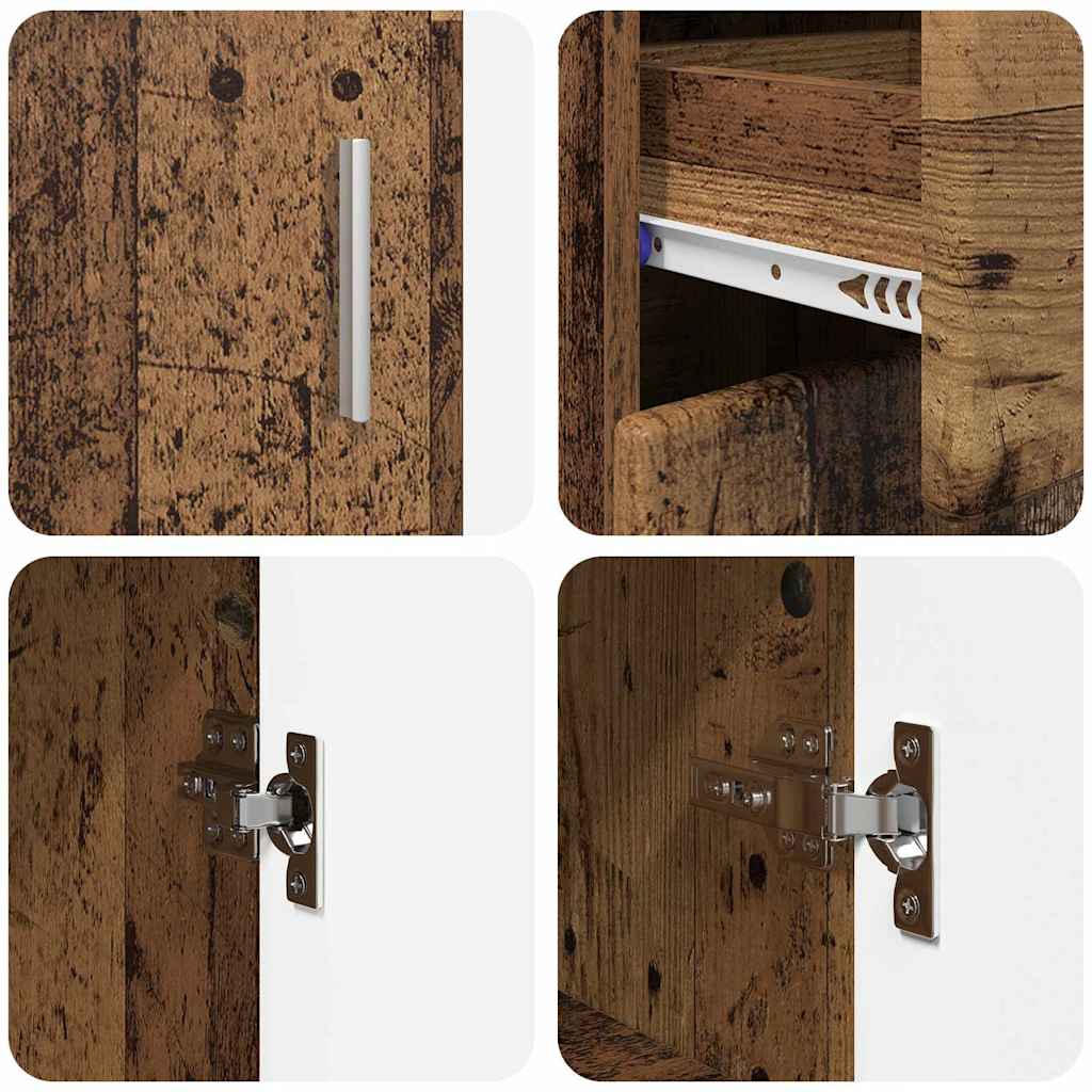 Serviesskap Gammelt Tre 88,5 X 30,5 X 73 Cm Konstruert Tre
