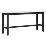 Spisebenk 2 Pcs Hvit 100 X 32,5 X 49 Cm Massivt Furutre