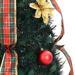 Kunstig Juletre Med 50 Led Med Stativ Grønn 120 Cm Pvc