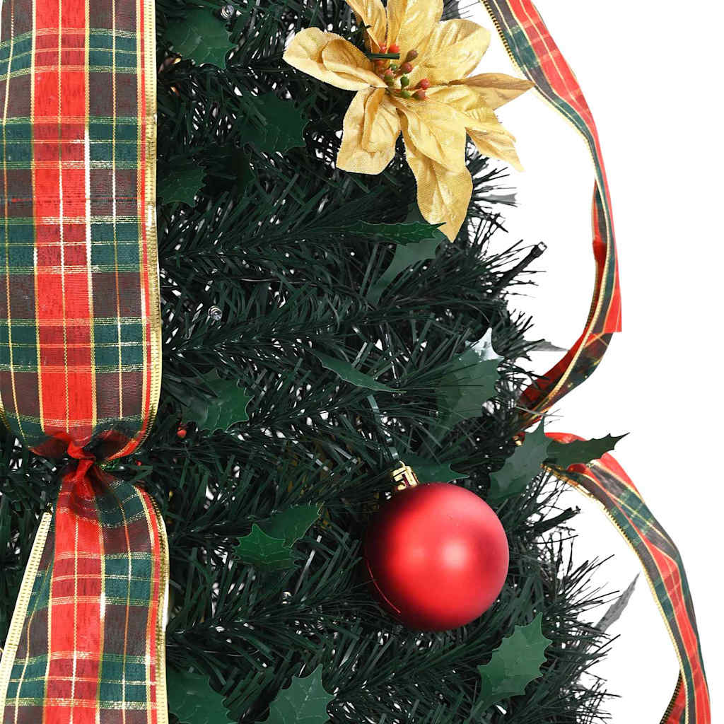 Kunstig Juletre Med 50 Led Med Stativ Grønn 120 Cm Pvc