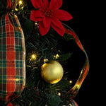 Kunstig Juletre Med 100 Led Med Stativ Grønn 150 Cm Pvc