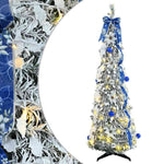 Kunstig Juletre Med 100 Led Med Stativ Grønn 150 Cm Pvc