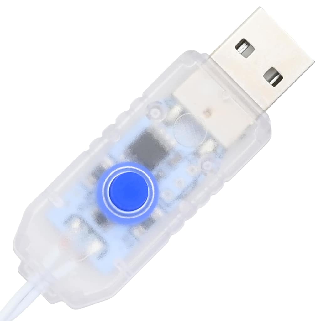 Kunstig Juletre Med 200 Led Med Stativ Grønn 210 Cm Pvc