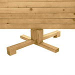 Trekjuletrær Med Stativ Brun 120 Cm Heltre Furu