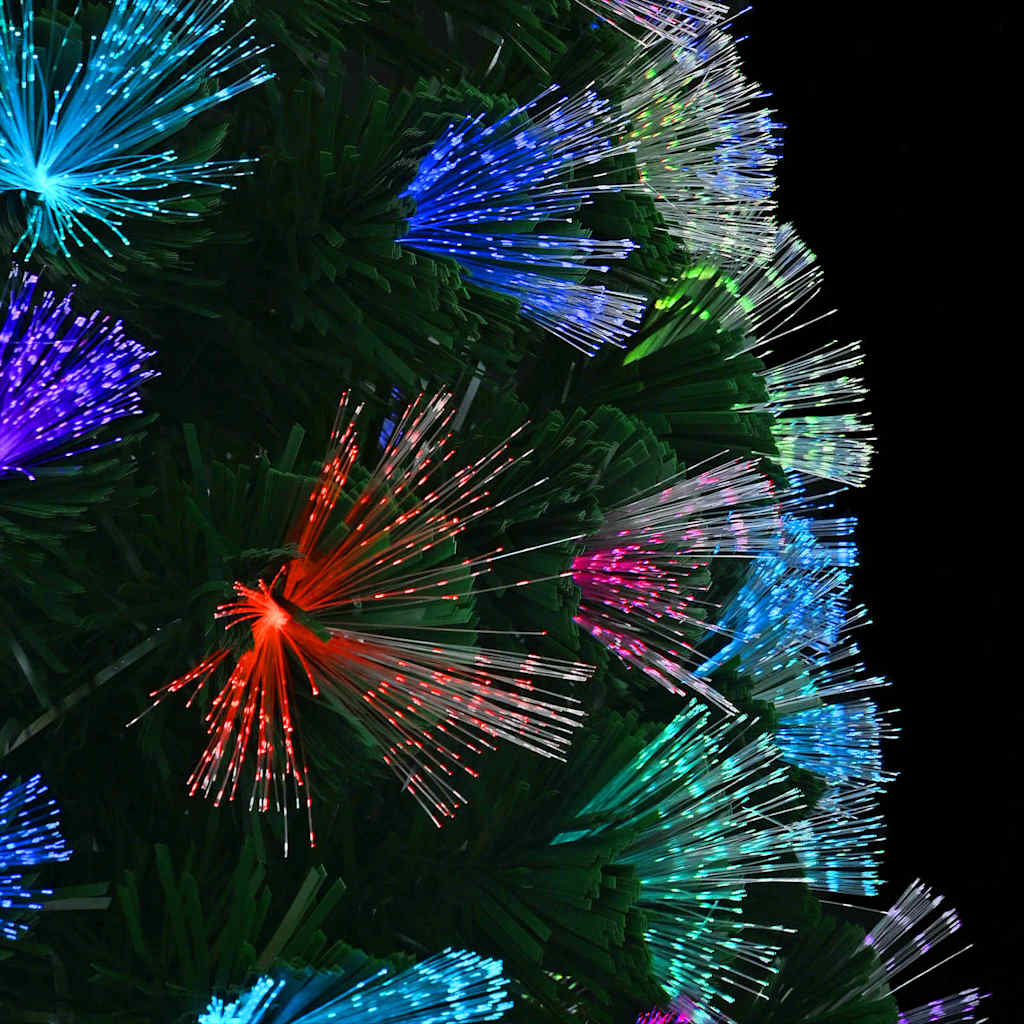 Kunstig Juletre Med Dekorative Strenglys Grønn 150 Cm Pvc